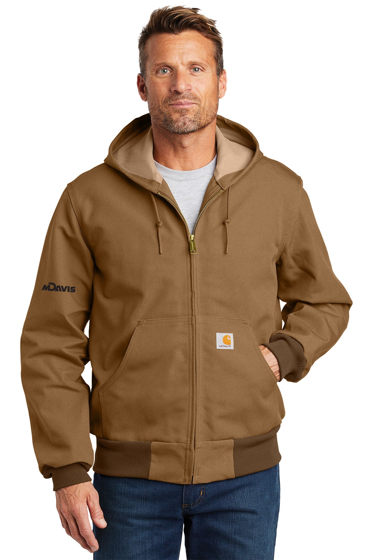 Tall Carhartt Men's Thermal-Lined Duck Active Jacket