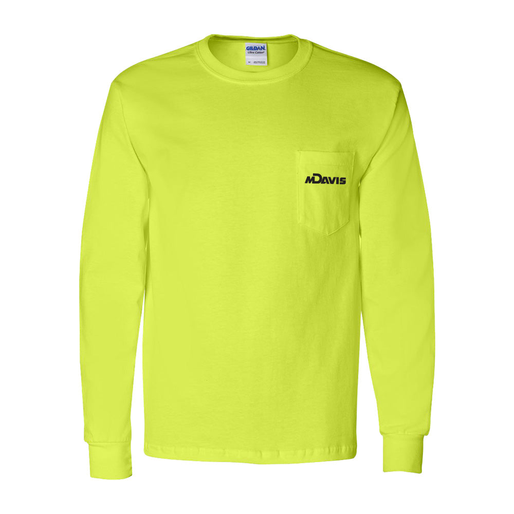 Gildan Long Sleeve Pocket Tee Shirt