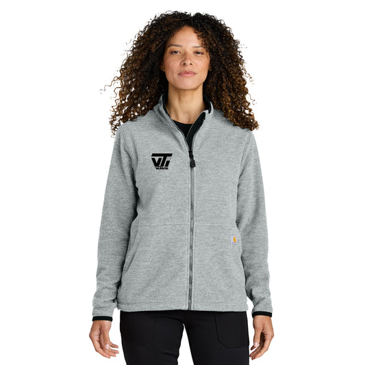 Carhartt Women's Textured Full-Zip Fleece Jacket - VTI