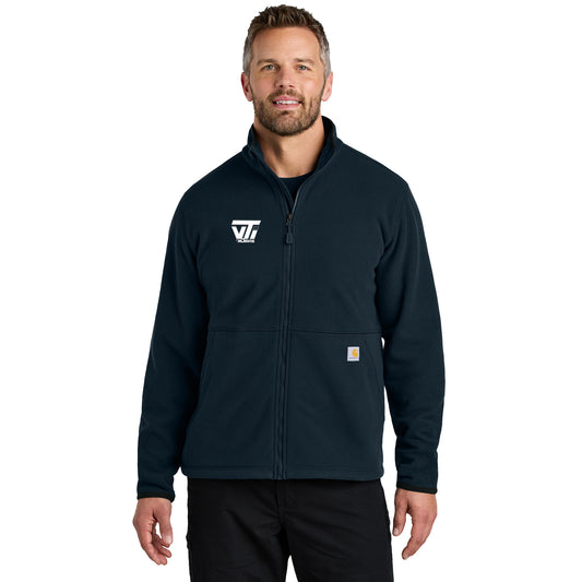 Carhartt Men's Textured Full-Zip Fleece Jacket - VTI