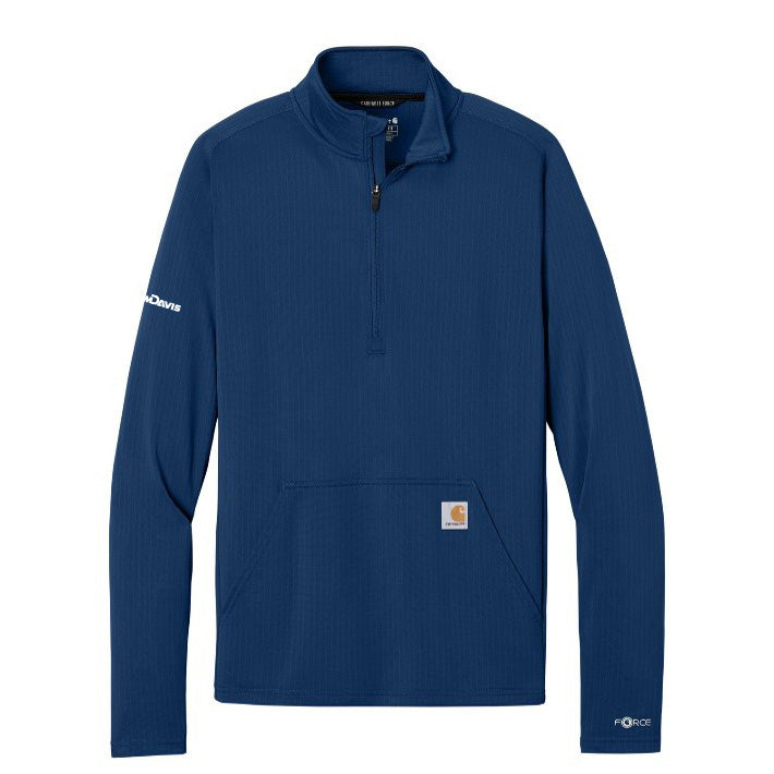 Men's Carhartt Force Half Zip Grid Fleece
