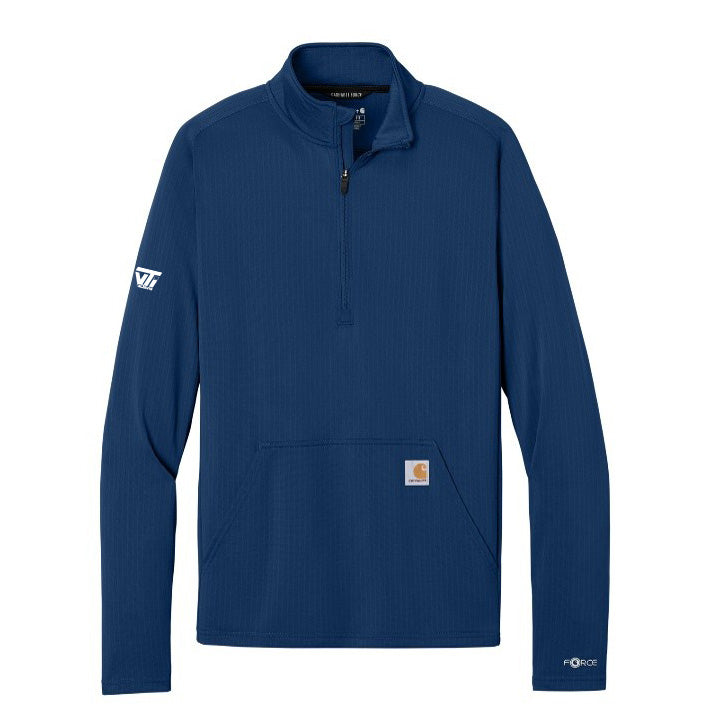Men's Carhartt Force Half Zip Grid Fleece - VTI