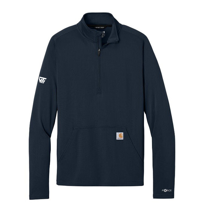 Men's Carhartt Force Half Zip Grid Fleece - VTI