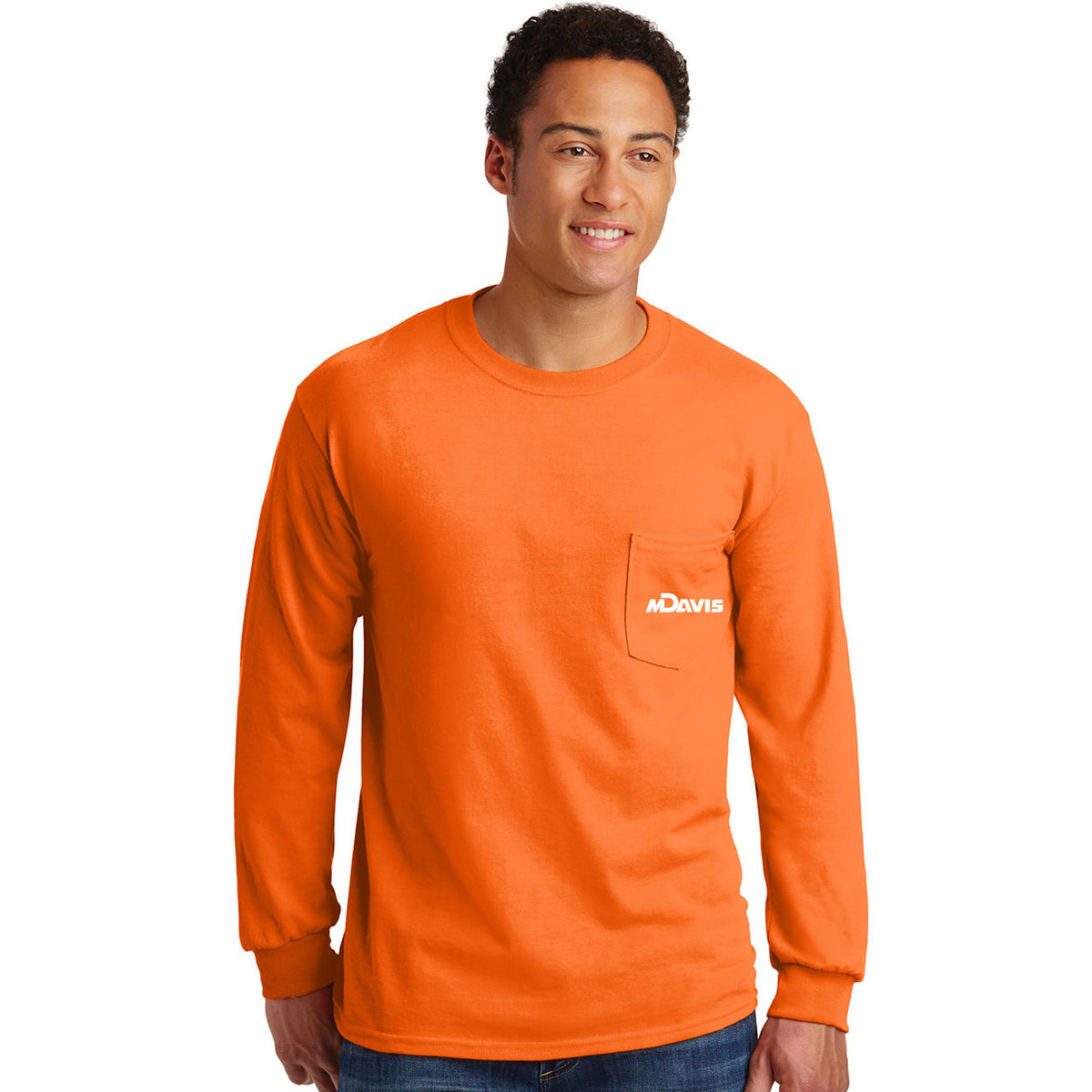Gildan Long Sleeve Pocket Tee Shirt