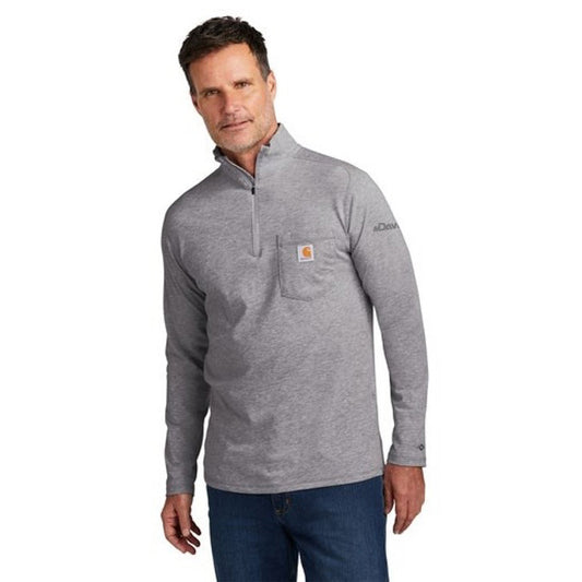 Carhartt Force ¼ Zip Long Sleeve T-shirt