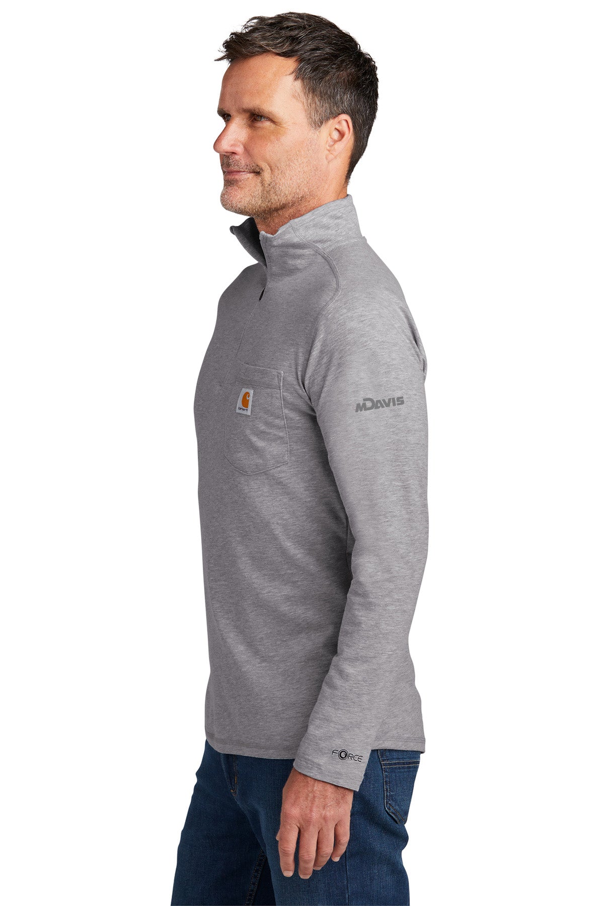 Carhartt Force ¼ Zip Long Sleeve T-shirt