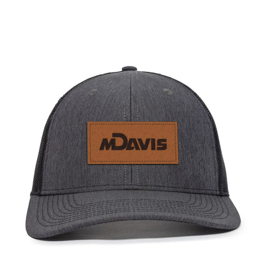 Hat with Leather Patch